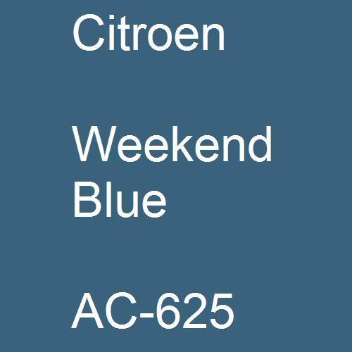 Citroen, Weekend Blue, AC-625.